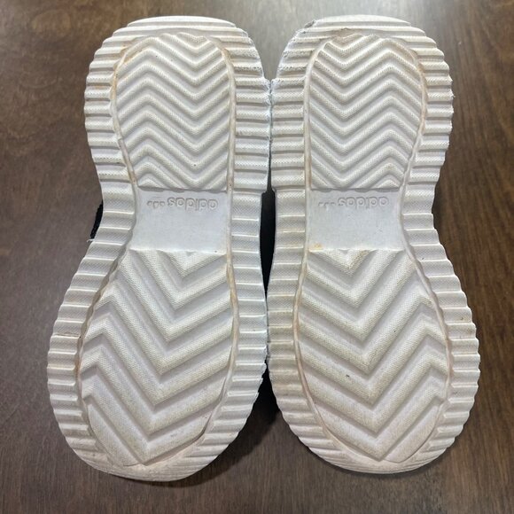 Adidas Retropy F2 Sneakers Unisex Toddler Size 10 Black Uniform Shoes Slip On - Picture 6 of 6